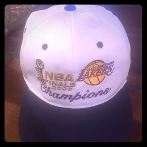 2000 NBA Finals Lakers Championship Hat